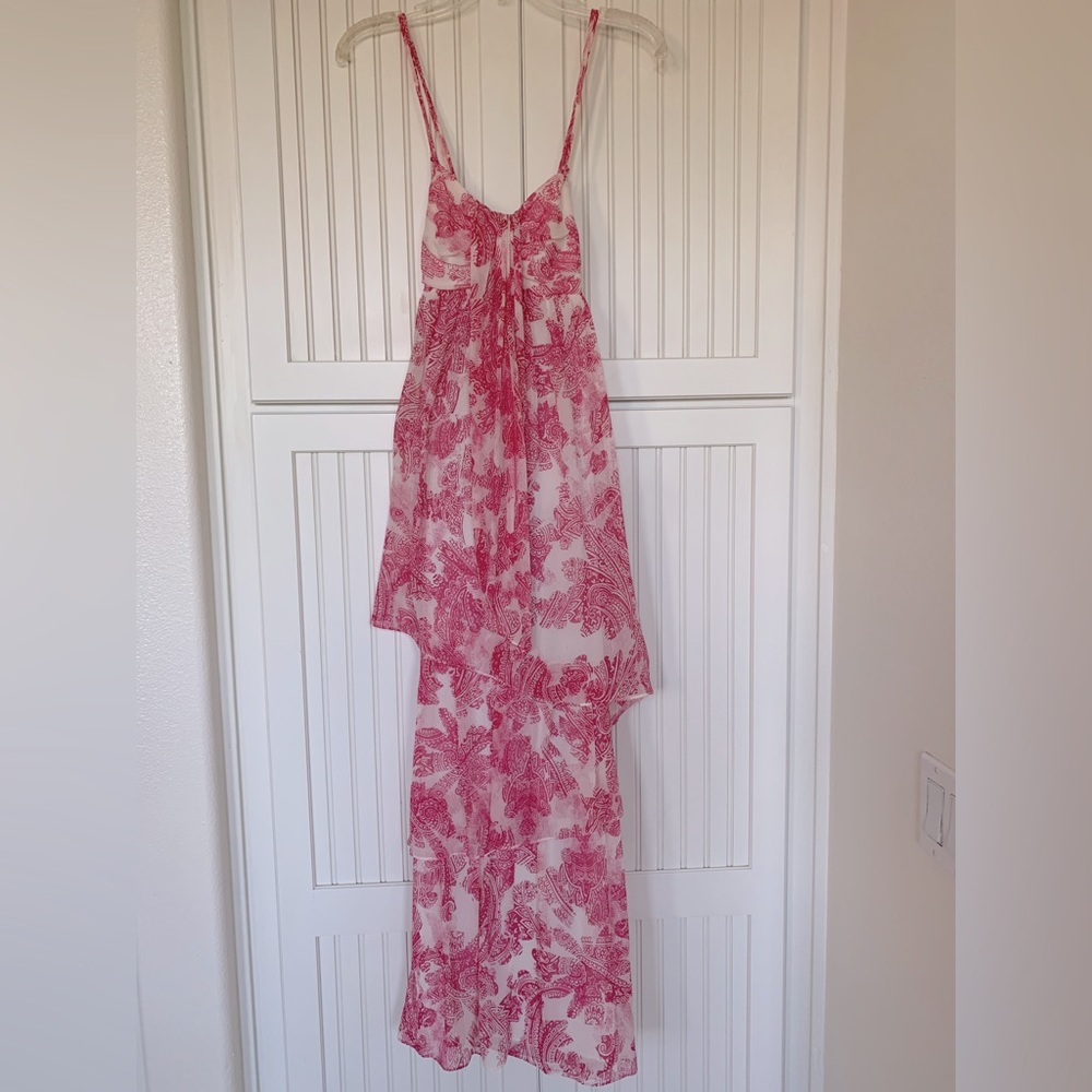 Banana Republic Tiered Layered Maxi Dress Size 4P